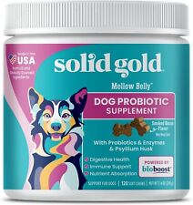 Dog Probiotic Chews Bacon Soft Chews Digestive Support Mellow Belly Fiber Gut