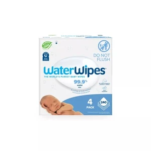 WaterWipes Plastic-Free Original Unscented 99.9% Water Based Baby Wipes - Picture 1 of 5
