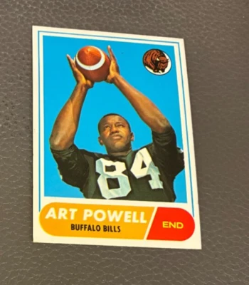 1968 Topps #71 Art Powell Buffalo Bills - Image 1 of 2