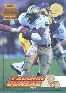 POP-WARNER GOLD Vaughn Dunbar INSERT SAINTS JAGUARS Indiana HOOSIERS - Bild 1 von 1