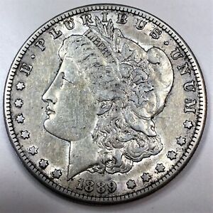 1889-S Morgan Silver Dollar Beautiful High Grade Coin Rare Date
