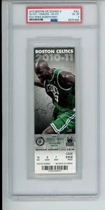 Boleto Bucks Paul Pierce 2010 Boston Celtics NBA Milestone 20 k PTS 11/3 PSA - Imagen 1 de 3
