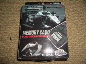 SONY PLAYSTATION 1 PS1 MEMORY CARD 1 MB 1MB McLaren F1 Racing Branded BRAND NEW - Picture 1 of 1