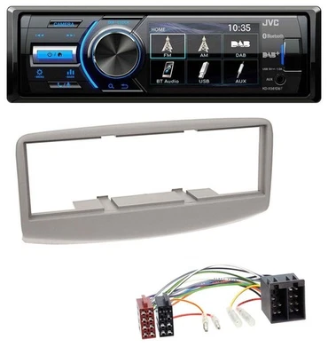 JVC Bluetooth MP3 USB DAB Autoradio für Fiat Multipla 186 1999-2010 grau - Bild 1 von 4