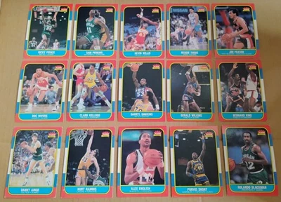 (66) LOT 1986-87 FLEER VINTAGE NBA Cards VG-EX - Image 1 of 4