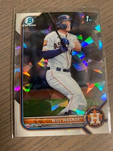 Refractor atómico Bowman Chrome Will Wagner 1st Prospect 2022 #BCP-105 Astros - Imagen 1 de 1