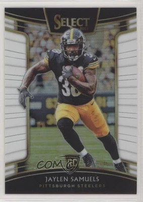 2018 Panini Select Concourse White Prizm /75 Jaylen Samuels #9 Rookie RC - Image 1 of 2