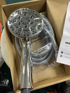 Cabezal de ducha Cobbe, alta presión con 8 modos de pulverización y manguera de 1,5 m de doble extremo - Imagen 1 de 5