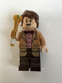 LEGO 11th Doctor Who Minifigure 21304 + Sonic Screwdriver Authentic IDEAS Set 