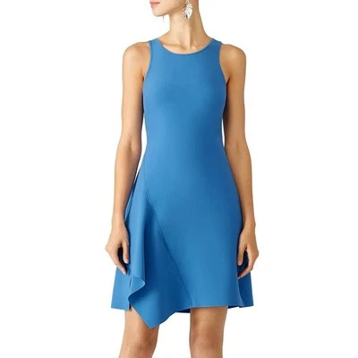 Mini Vestido Elizabeth and James Azul Hattie Volantes Talla 10 Foto 1 de 4