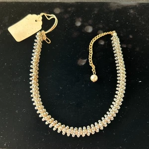 Vintage 50er Jahre 1 Strang Saatperlen Halskette Halsband Spirale - Bild 1 von 3