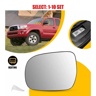 Espejo retrovisor de puerta térmico de vidrio para conductor izquierdo Toyota Tacoma 25-2011 TO1324113 1-10x Foto 1 de 4