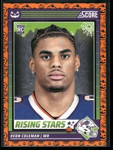 #32 Keon Coleman 2024 Score-A-Treat A-Treat - Rising Stars Orange Pumpkin - Picture 1 of 2