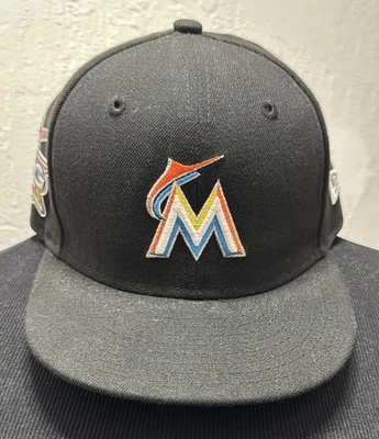 New Era Florida Marlins Fitted 6 3/8 2017 All Star Game Cap 59fifty On Field Hat - Image 1 of 4