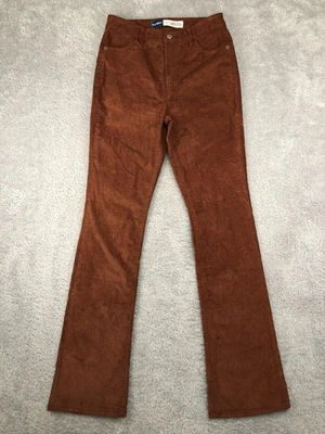 Old Navy Corduroy Pants Women 0 (27x32) Brown Kicker Boot Extra High Rise - Image 1 of 4