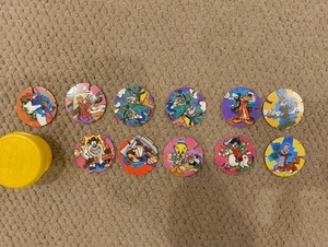 VINTAGE ORIGINAL RETRO Tazo Tazos Lot Time Warp 1996 Warner Bros - Picture 1 of 7