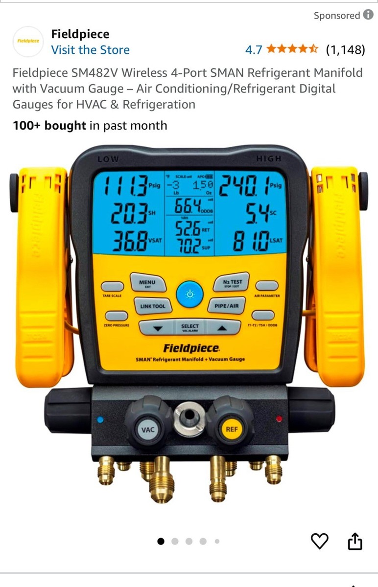 Digital HVAC & Refrigeration: Gauges & Probes for sale - eBay Digital HVAC & Refrigeration: Gauges & Probes for sale - eBay