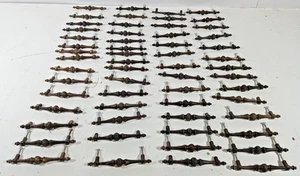 Menge 58 Vintage verzierte aufwendige Messing Schubladengriffe Hardware - Bild 1 von 6