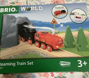 NEU UND VERPACKT Brio World 36017 Dampfzug-Set, 24-teilig, sicherer Dampfeffekt 74,99 £ - Bild 1 von 7