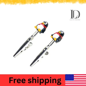5er Pack Pinguin Rotauge Clips Robuster Metallgriff Halter für Pfeifen & Zubehör - Bild 1 von 3
