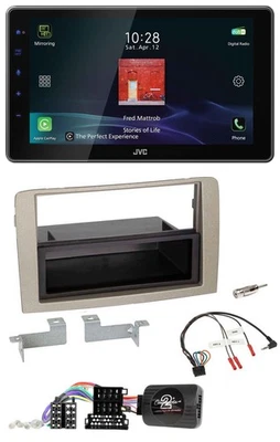 JVC DAB Lenkrad Bluetooth USB Autoradio für Lancia Musa 2004-2012 - Bild 1 von 4