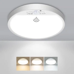 Bewegungsmelder Deckenleuchte kabelgebunden, 7 Zoll 3000K/4000K/6500K Schrankleuchten 15W - Bild 1 von 9