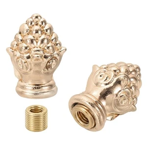 30 x 20mm Lamp Finials Caps Knob 2 Set Solid Lamp Shade Top Decoration Screw ... - Picture 1 of 7