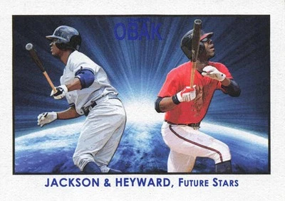 Jason Heyward / Austin Jackson #99 2010 TriStar Obak 棒球 — 第 1/2 张图片