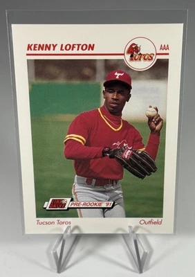 1991 Line Drive Pre-Rookie - AAA Kenny Lofton #614 (RC) - Image 1 of 2