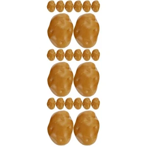  Set of 3 Potato Artificial Vegetable Fake Models Vegetables Realistic - Picture 1 of 12