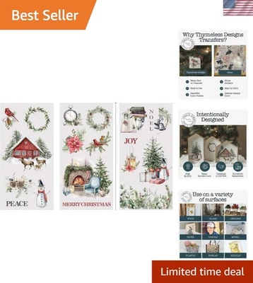 Transferencias decorativas para manualidades y muebles | 3 hojas únicas de 6"x12" Foto 1 de 4