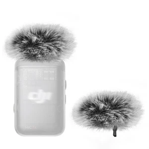Geekria Furry Windschutzscheibenabdeckung für DJI Mic 2 (2er Pack) - Bild 1 von 6