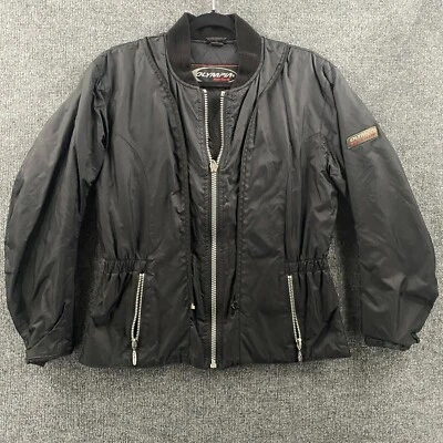 Chaqueta Olympia Motor Mujer Pequeña Negra Cremallera Completa Mangas Largas Motociclista RN 108153 Foto 1 de 4