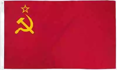 USSR Russia 3x5ft Poly Flag International Soviet people Country Flag of Russia - Image 1 of 3