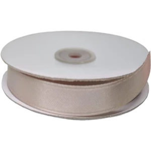 Nastro doppio raso 25 mm rotolo da 50 metri vaniglia FCA-DR25VAN-1 - Foto 1 di 2
