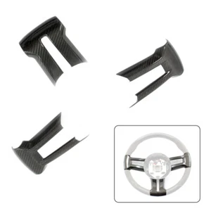AR3Z-3D758-A Real Carbon Fiber Steering Wheel Trim Fit For 2010-14 Ford Mustang - Bild 1 von 9