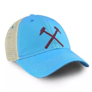West Ham United Snapback Vintage Trucker Adjustable Hammers Cap Hat 1863FC New - Picture 1 of 4