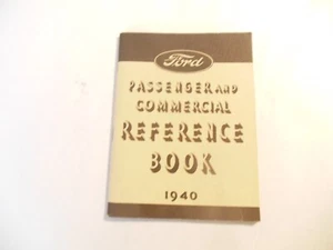 1940 Ford Passenger and Commercial Reference Book NOS - Bild 1 von 4