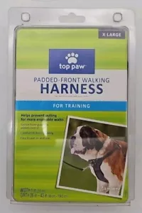 NEW Top Paw Padded Front Walking Dog Harness Black Gray Size XL - Picture 1 of 8