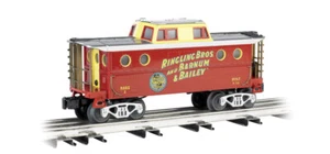 WILLIAMS #47756 O SCALE RINGLING BROTHERS N5C LIGHTED PORTHOLE CABOOSE - Picture 1 of 1