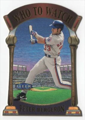 2000 Fleer Tradition Who To Watch Peter Bergeron Montreal Expos #6WW R119 - Image 1 of 2