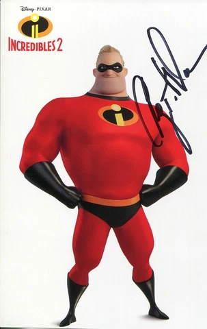 Craig T. Nelson The Incredibles Disney Voice Rare Signed Autograph Photo Cover