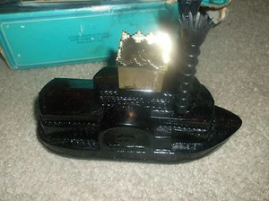VINTAGE AVON SIDE WHEELER AFTER SHAVE DECANTER STEAMBOAT - Picture 1 of 3
