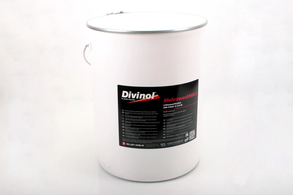1 x 15 kg (8,04 €/kg) Divinol Mehrzweckfett NLGI 2 22971 Schmierfett Eimer - Bild 1 von 1