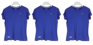 Nike Dri-Fit T-Shirt Damen Groß Blau 3 Teile Dehnbar Pullover Rundhals - Bild 1 von 13
