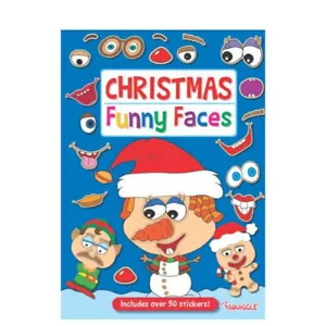 Individual Libro Navidad Divertido Cara Sticker Book - Imagen 1 de 7