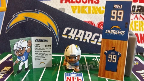 NFL Teenymates 2017 Series 6 Los Angeles Chargers (LB) Joey Bosa figure & locker Cover