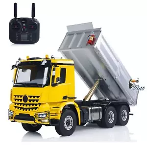 1/14 Scale RC Hydraulic Dumper 2Speed Tipper 3348 6X6 Metal Chassis No Lock Axle - Picture 1 of 12