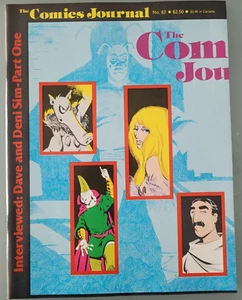 THE COMICS JOURNAL MAGAZINE #82 July 1983 DAVE SIM INTERVIEW AND COVER! - Picture 1 of 2