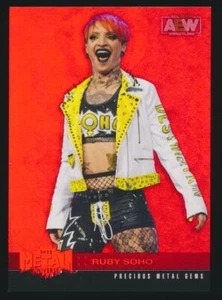 2022 SkyBox AEW Metal Red Precious Metal Gems PMG #33 Ruby Soho 059/100 2022 - Picture 1 of 2